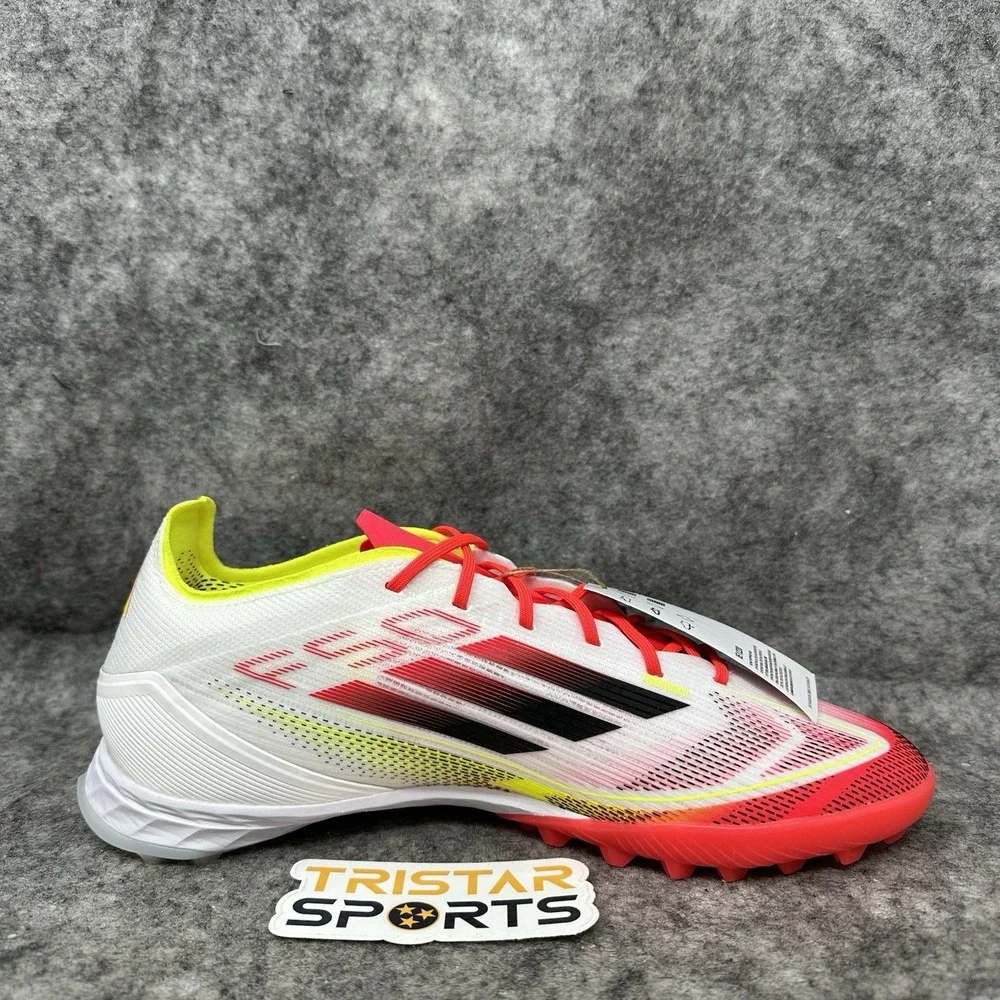 Adidas F50 Pro TF Soccer Shoes Mens Size 7 Womens Sz 8 Pure Victory Turf IE1220